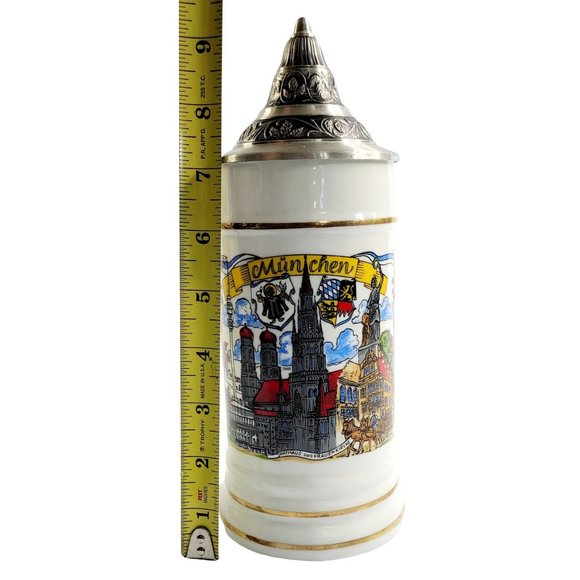 Vintage German Domex Stein Munchen Rathaus Und Frauenkirch Cathedral Of Our Lady - Picture 9 of 10